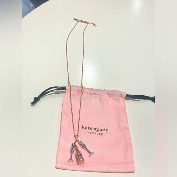 🥂NWT Kate Spade Champagne Cluster Necklace plus Matching Earrings Set 🥂 - Picture 8 of 10